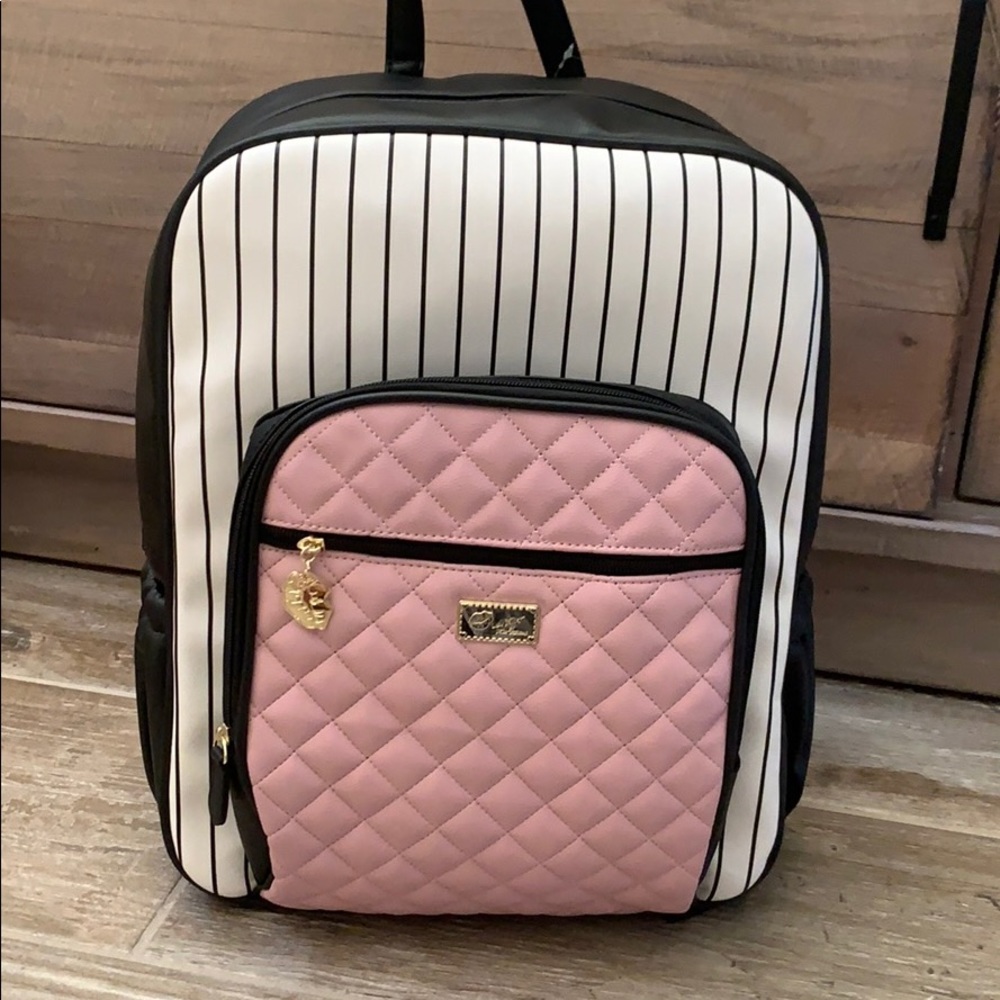 Luv Betsey large pink backpack